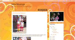 Desktop Screenshot of millsfamilymusings.blogspot.com