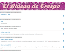 Tablet Screenshot of elrincondecrespo.blogspot.com