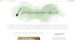 Desktop Screenshot of enchantedspoon.blogspot.com