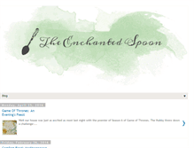 Tablet Screenshot of enchantedspoon.blogspot.com