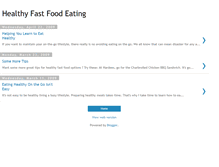 Tablet Screenshot of healthyfastfoodeating.blogspot.com