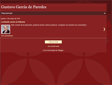 Tablet Screenshot of gustavodeparedes.blogspot.com