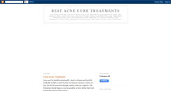 Desktop Screenshot of cureacnetreatments.blogspot.com