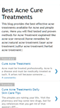 Mobile Screenshot of cureacnetreatments.blogspot.com