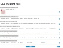 Tablet Screenshot of loveandlightreiki.blogspot.com