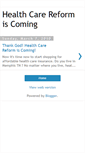Mobile Screenshot of health-care-reform-is-coming.blogspot.com