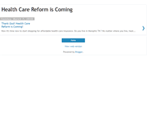 Tablet Screenshot of health-care-reform-is-coming.blogspot.com