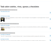 Tablet Screenshot of coctelesvinosquesosychocolates.blogspot.com