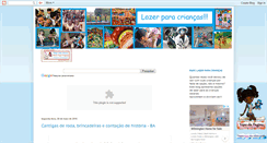 Desktop Screenshot of lazerparacriancas.blogspot.com