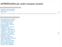 Tablet Screenshot of antropologiaandremarquesrecacho.blogspot.com