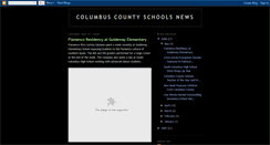 Desktop Screenshot of columbuscountyschoolsnews.blogspot.com