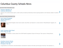 Tablet Screenshot of columbuscountyschoolsnews.blogspot.com