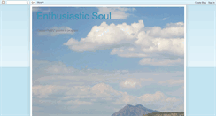 Desktop Screenshot of enthusiasticsoul.blogspot.com