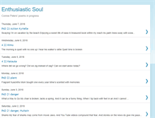 Tablet Screenshot of enthusiasticsoul.blogspot.com