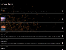 Tablet Screenshot of lyricalloves.blogspot.com