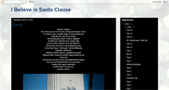 Desktop Screenshot of ibelieveinsantaclause.blogspot.com