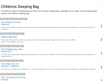 Tablet Screenshot of childrenssleepingbag.blogspot.com