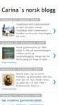 Mobile Screenshot of carina-norsk-blogg.blogspot.com