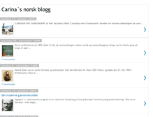 Tablet Screenshot of carina-norsk-blogg.blogspot.com