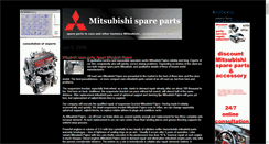 Desktop Screenshot of mitsubishiallparts.blogspot.com