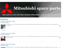 Tablet Screenshot of mitsubishiallparts.blogspot.com