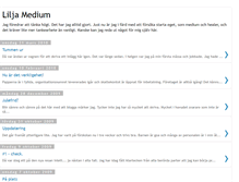 Tablet Screenshot of liljamedium.blogspot.com