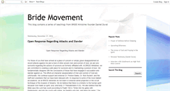 Desktop Screenshot of bridemovement.blogspot.com