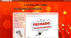 Desktop Screenshot of agalaxiadoslivros.blogspot.com