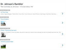Tablet Screenshot of drjohnsonsrambler.blogspot.com