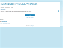 Tablet Screenshot of cartingedge.blogspot.com