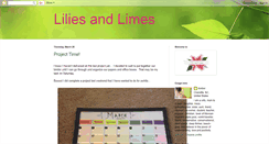 Desktop Screenshot of liliesandlimes.blogspot.com