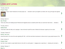 Tablet Screenshot of liliesandlimes.blogspot.com