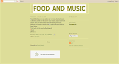 Desktop Screenshot of foodtunes.blogspot.com