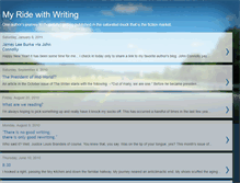 Tablet Screenshot of myridewithwriting.blogspot.com