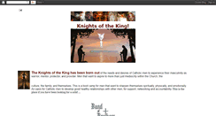 Desktop Screenshot of knightsoftheking.blogspot.com