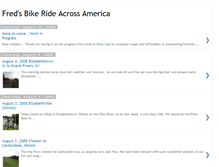 Tablet Screenshot of fredsbikerideacrossamerica.blogspot.com