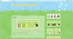 Desktop Screenshot of escarabajokids.blogspot.com