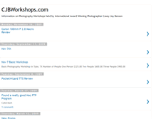 Tablet Screenshot of cjbworkshops.blogspot.com