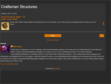 Tablet Screenshot of craftsmanstructures.blogspot.com