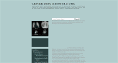 Desktop Screenshot of cancerlong-mesothelioma.blogspot.com