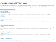 Tablet Screenshot of cancerlong-mesothelioma.blogspot.com