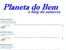 Tablet Screenshot of planetadobem.blogspot.com