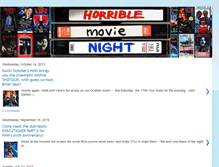 Tablet Screenshot of horriblemovienight.blogspot.com