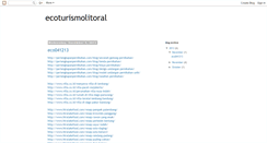 Desktop Screenshot of ecoturismolitoral.blogspot.com