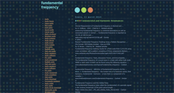 Desktop Screenshot of fundamental33frequency.blogspot.com