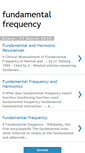 Mobile Screenshot of fundamental33frequency.blogspot.com