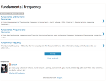 Tablet Screenshot of fundamental33frequency.blogspot.com
