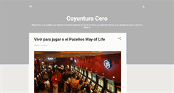 Desktop Screenshot of coyunturacero.blogspot.com