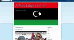 Desktop Screenshot of libyaal7urra.blogspot.com