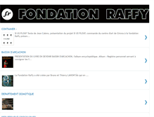 Tablet Screenshot of fondationraffy.blogspot.com